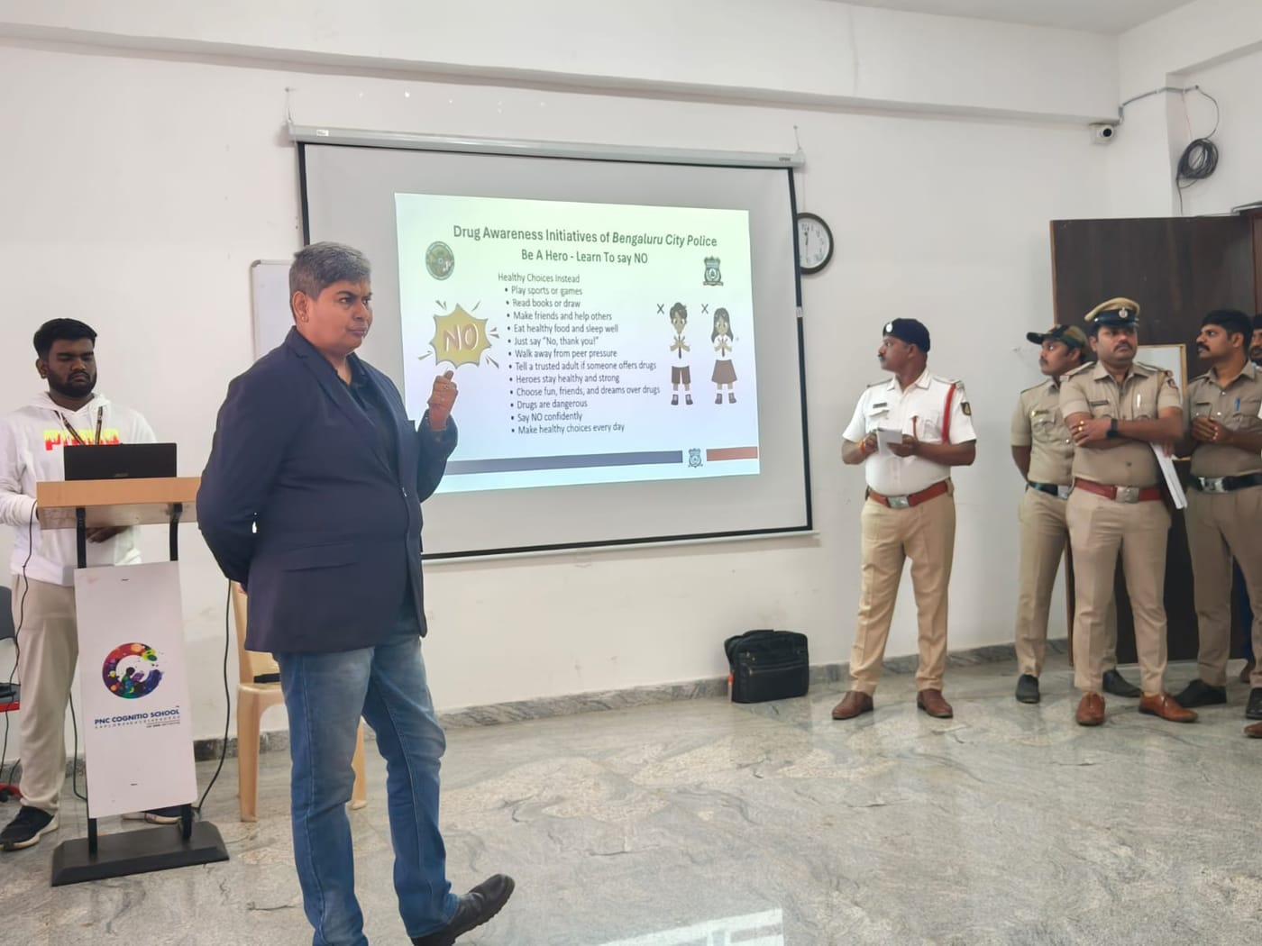 Cyber safety awareness session in progress