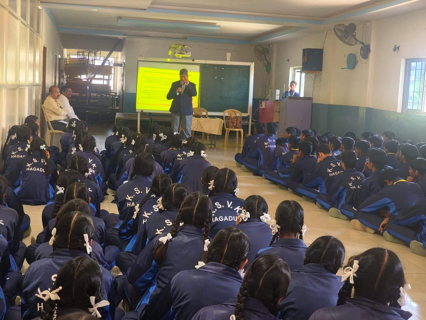 Cyber safety awareness session in progress