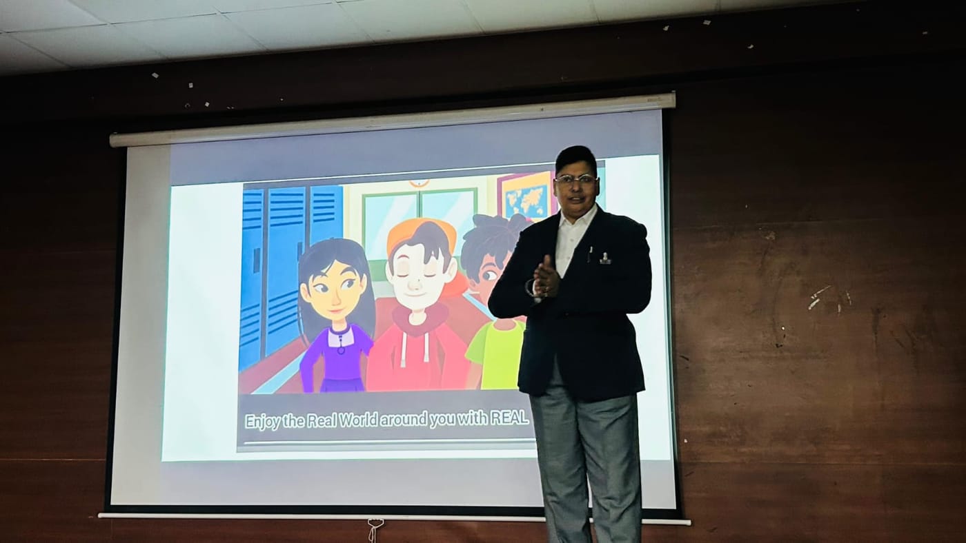 Cyber safety awareness session in progress