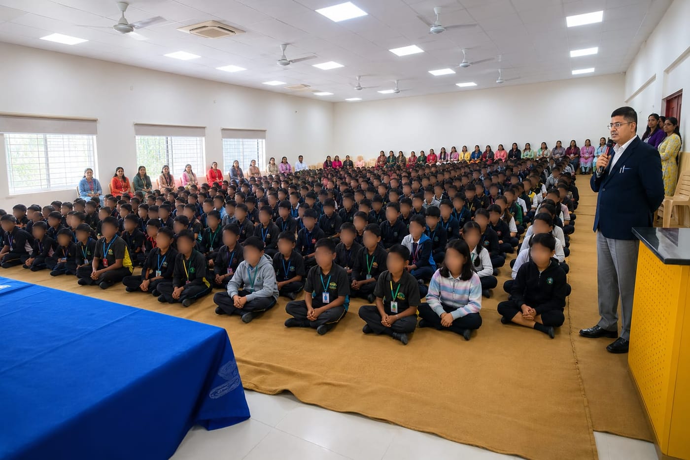Cyber safety awareness session in progress